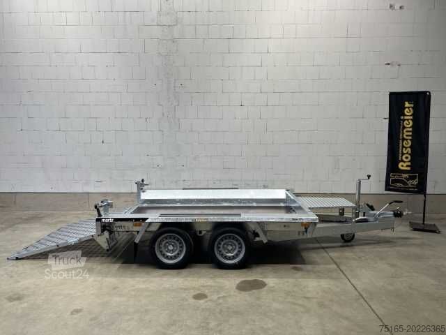 Pótkocsi Martz BAU-3 300/2 S 3T Maschinentransporter