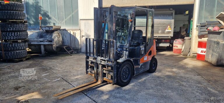 Front loader forklift Doosan D25-5 Duplexmast, Seitenverschiebung, autom. Gabelverst.