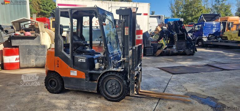 Front loader forklift Doosan D25-5 Duplexmast, Seitenverschiebung, autom. Gabelverst.