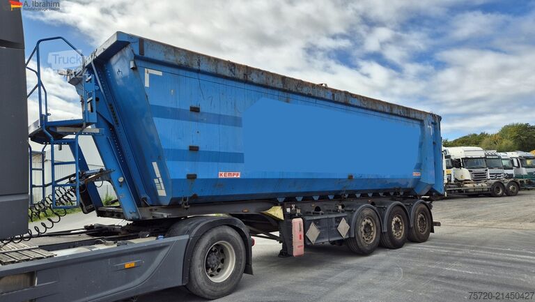 Semi-remorque benne Kempf SKM 35/3 50 cbm, Zustand normal