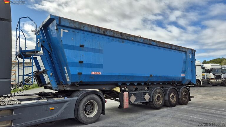 Semi-remorque benne Kempf SKM 35/3 50 cbm, Zustand normal