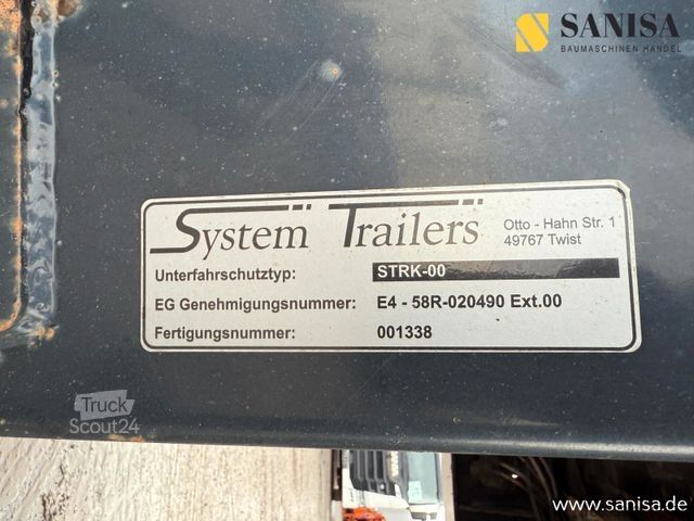 Houtstam-oplegger PAVIC HTS 24/Holztransporter/12x Rungen/Lift