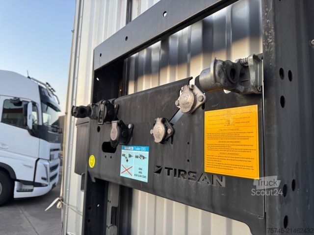 Open oplegger met zeil Tirsan TIRSAN *  * BORDWÄNDE * HUBDACH *