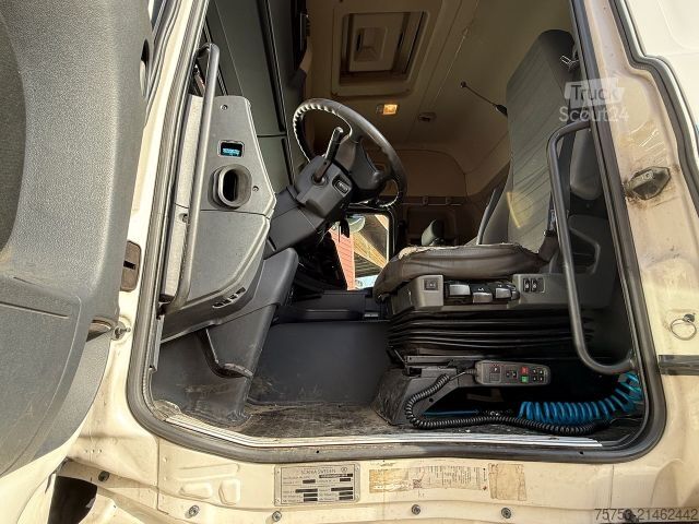 Vrachtauto met open laadbak SCANIA G 450 6x2/2 Baustoff + Kran Atlas 186.3