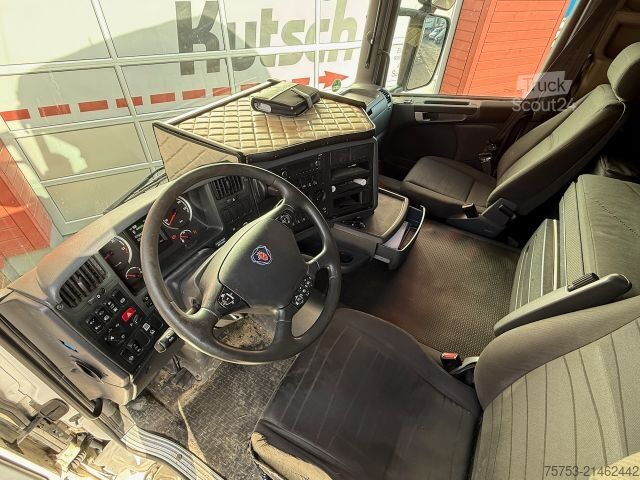 Vrachtauto met open laadbak SCANIA G 450 6x2/2 Baustoff + Kran Atlas 186.3