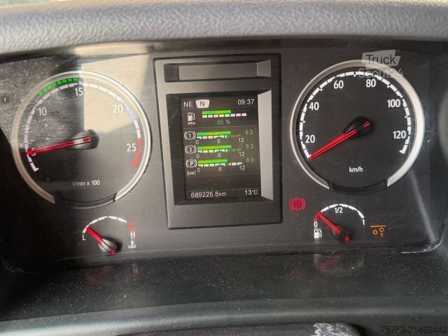 Vrachtauto met open laadbak SCANIA G 450 6x2/2 Baustoff + Kran Atlas 186.3