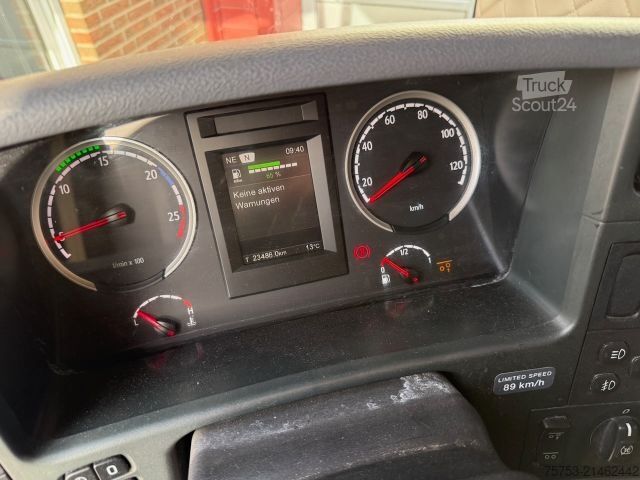 Vrachtauto met open laadbak SCANIA G 450 6x2/2 Baustoff + Kran Atlas 186.3