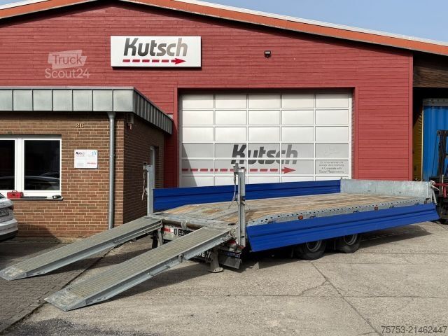 Remorque porte-engins surbaissée MÜLLER-MITTELTAL Etütar 14,4 Tieflader mit Rampen