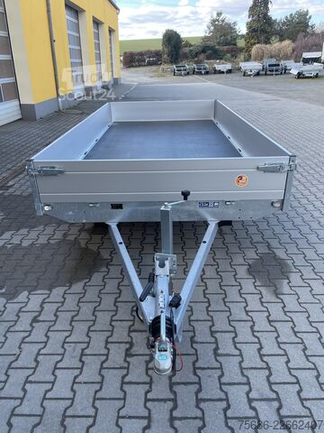 Kolmisuuntainen kippiperävaunu Saris PL 406 204 2700 + Schienen 406cm x 204cm