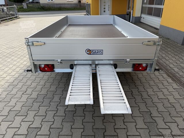 Kolmisuuntainen kippiperävaunu Saris PL 406 204 2700 + Schienen 406cm x 204cm