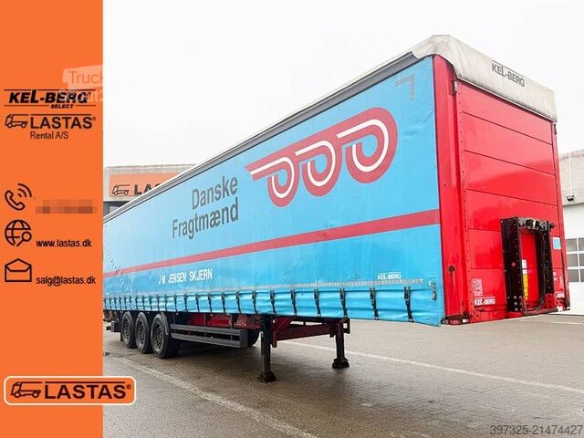 Kayar brandalar Kel-Berg Curtainsider / Planenauflieger / Gardin