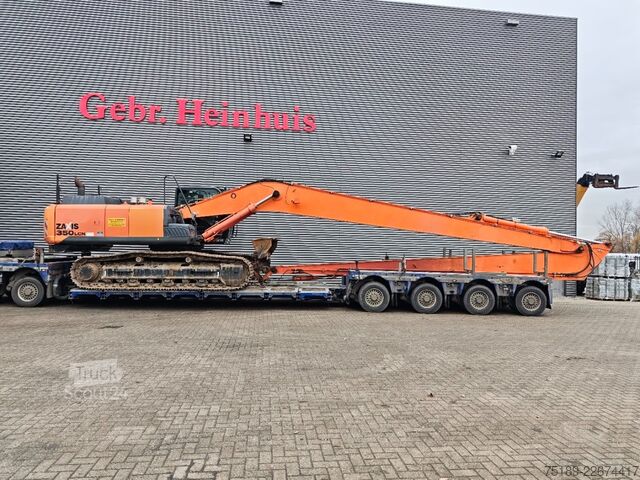 Rupsgraafmachine Hitachi ZX 350 LCN-5B Long Reach 22 meter Topcon Laser ...