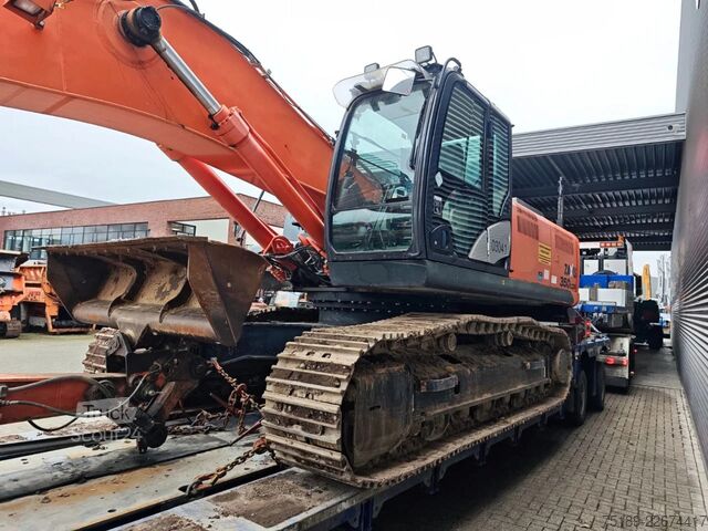 Rupsgraafmachine Hitachi ZX 350 LCN-5B Long Reach 22 meter Topcon Laser ...