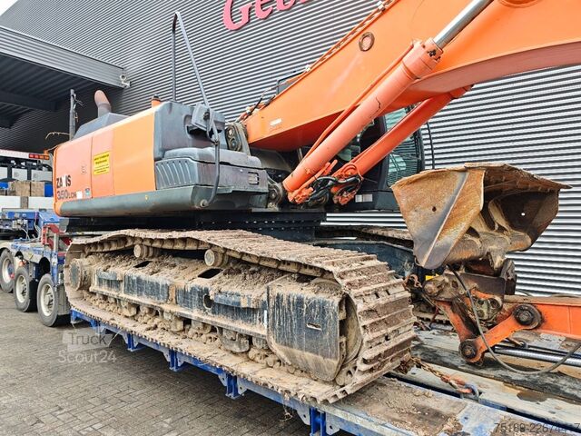 Rupsgraafmachine Hitachi ZX 350 LCN-5B Long Reach 22 meter Topcon Laser ...