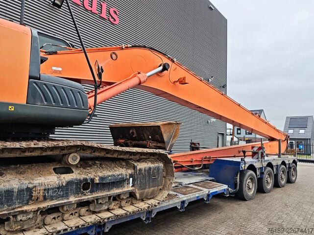 Rupsgraafmachine Hitachi ZX 350 LCN-5B Long Reach 22 meter Topcon Laser ...