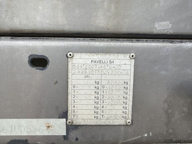 Autotransporter Pavelli RIMORCHI S3BT36 NACZEPA NISKOPODWOZIOWA
