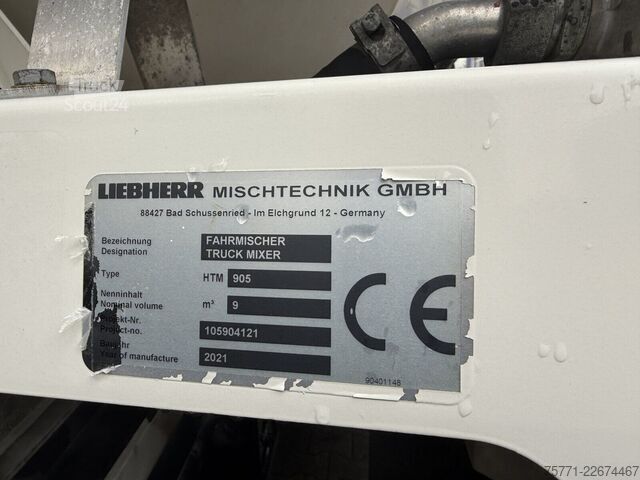 Mixer MAN TGS 32.430 8x4 BB EURO6 BETONOMIESZARKA LIEBHERR