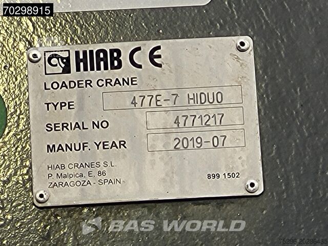 Standaard trekker Renault T 520 6X4 Hiab 477E-7 HIDUO Crane Kran Big-Axle...