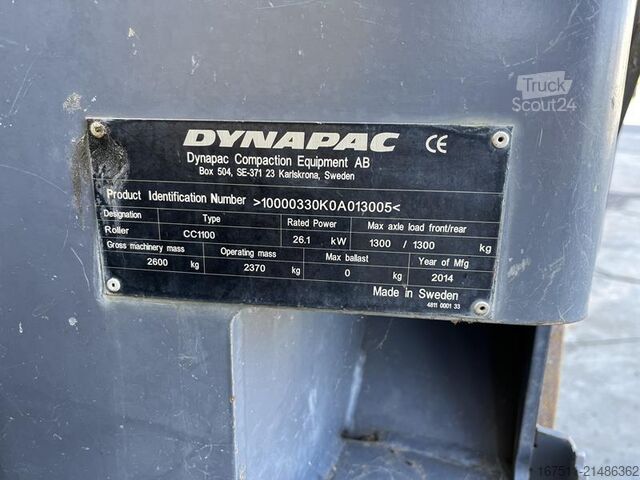 Rodillo tándem Dynapac CC 1100