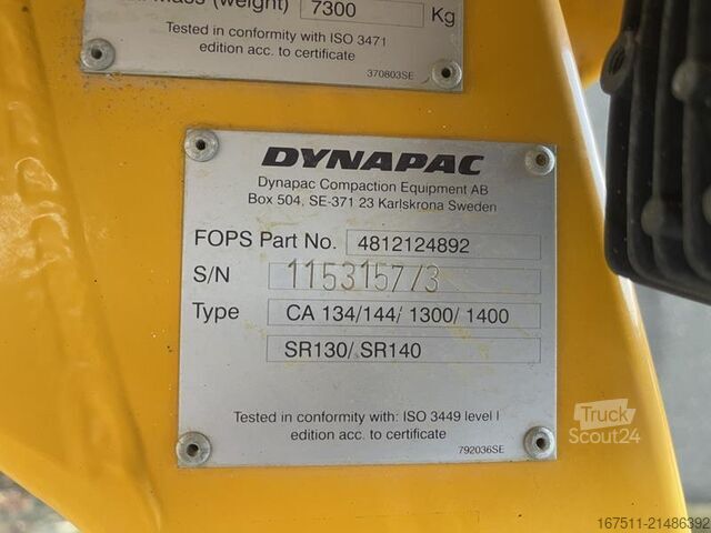 Rouleau Atlas Copco DYNAPAC CA 1300 D