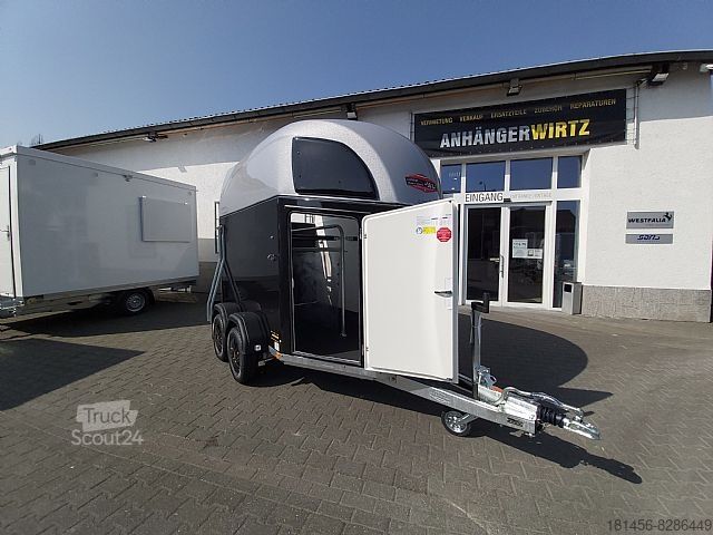 At römorku Böckmann Comfort Esprit silver black Aluboden Sattelkammer