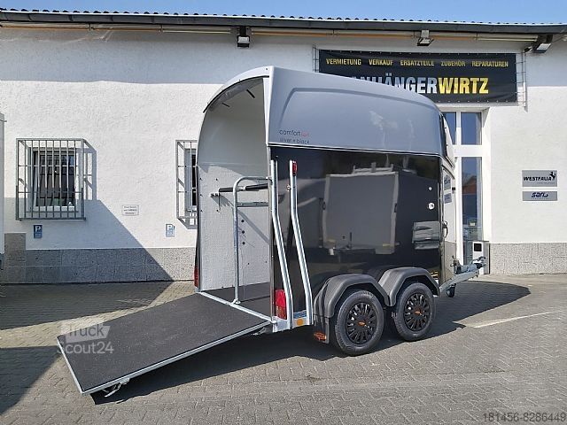 At römorku Böckmann Comfort Esprit silver black Aluboden Sattelkammer