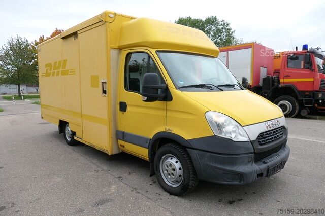 Transporter mit Koffer iveco Daily 35 S11 C30C AUTOMATIK KAMERA MAXI KAMERA Regale LUFT - EURO 5 - CoC