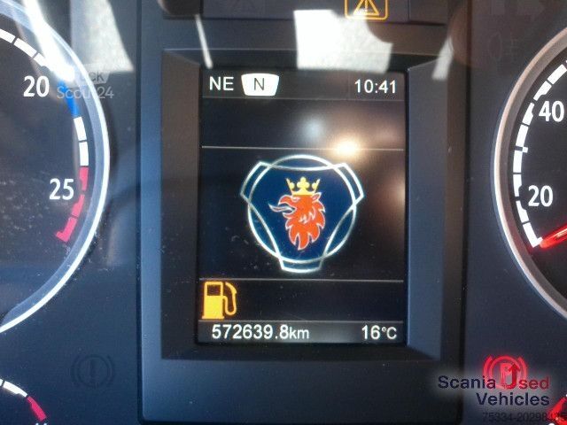 Kampós konténerszállító teherautó Scania G 410 LB6x2*4MNA Meiller RK20.70