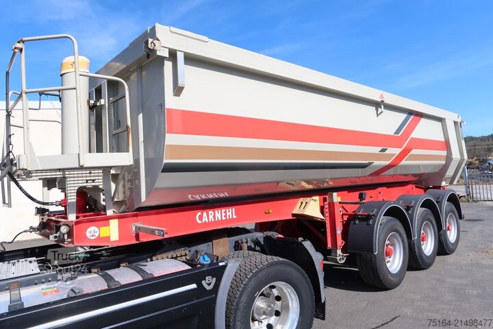 Semi-remorque benne CARNEHL CHKS/AH Alukastenmulde