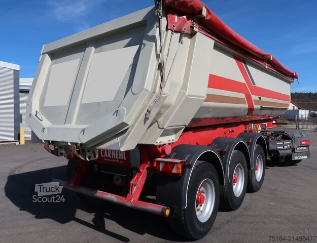 Semi-remorque benne CARNEHL CHKS/AH Alukastenmulde
