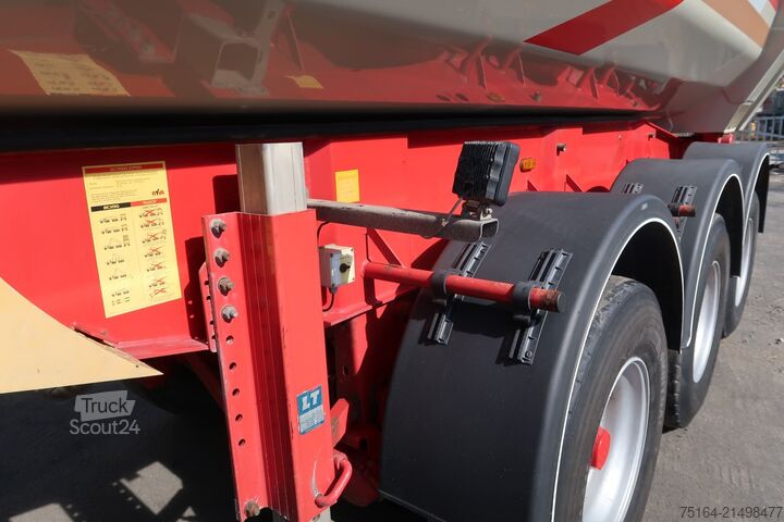 Semi-remorque benne CARNEHL CHKS/AH Alukastenmulde