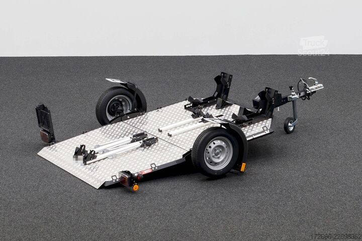 Motorsykkeltilhenger Lorries MT-2 | FAHRRADTÄGER 240X174CM 750KG 2ER MOTORRADANHÄNGER