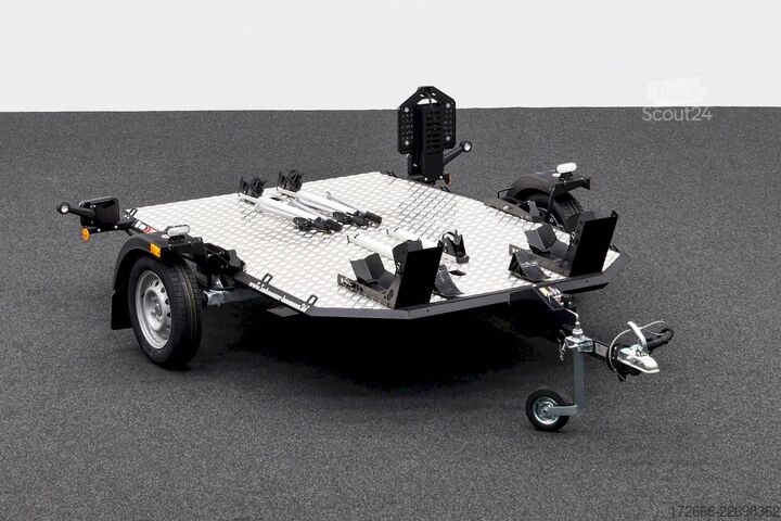 Motorsykkeltilhenger Lorries MT-2 | FAHRRADTÄGER 240X174CM 750KG 2ER MOTORRADANHÄNGER