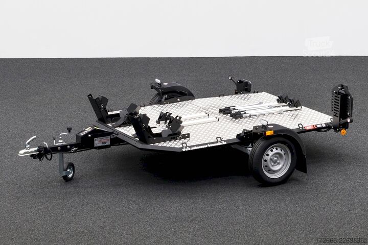 Motorsykkeltilhenger Lorries MT-2 | FAHRRADTÄGER 240X174CM 750KG 2ER MOTORRADANHÄNGER