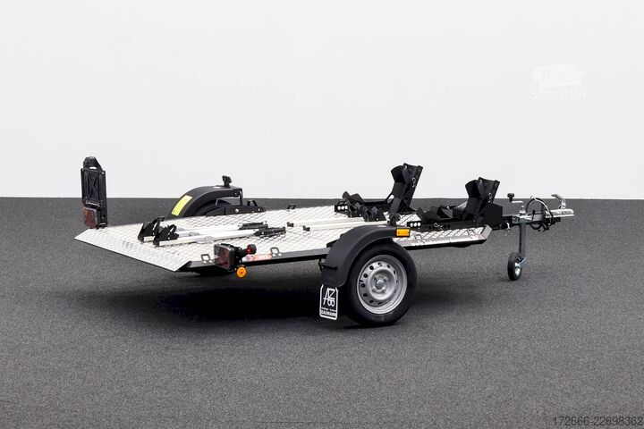 Motorsykkeltilhenger Lorries MT-2 | FAHRRADTÄGER 240X174CM 750KG 2ER MOTORRADANHÄNGER