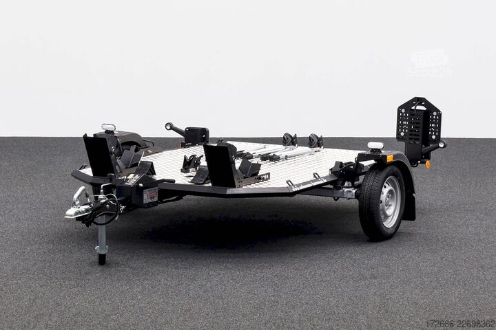 Motorsykkeltilhenger Lorries MT-2 | FAHRRADTÄGER 240X174CM 750KG 2ER MOTORRADANHÄNGER