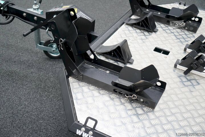 Motorsykkeltilhenger Lorries MT-2 | FAHRRADTÄGER 240X174CM 750KG 2ER MOTORRADANHÄNGER