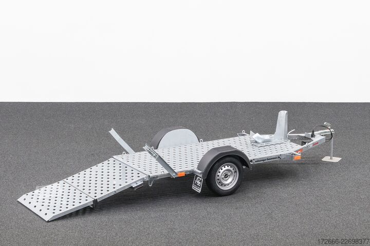 Motorsykkeltilhenger Vezeko MOTOVAN A08 248X107CM 750KG MOTORRADANHÄNGER