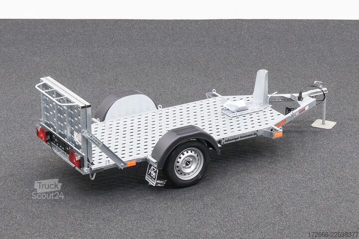Motorsykkeltilhenger Vezeko MOTOVAN A08 248X107CM 750KG MOTORRADANHÄNGER