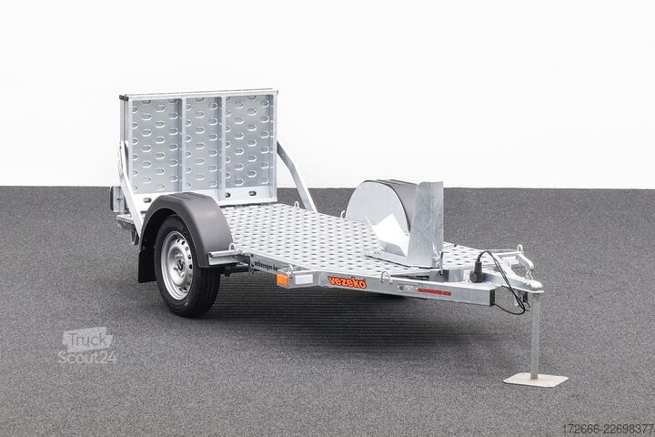 Motorsykkeltilhenger Vezeko MOTOVAN A08 248X107CM 750KG MOTORRADANHÄNGER