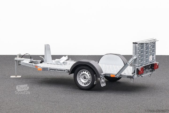 Motorsykkeltilhenger Vezeko MOTOVAN A08 248X107CM 750KG MOTORRADANHÄNGER