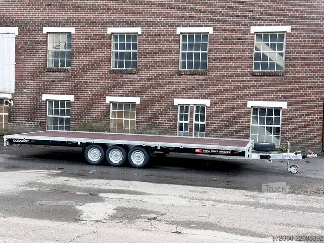  Brian James Trailers CONNECT 476-6024-35-3-12 | TRIDEM 600X243CM 3500KG HOCHLADER | SCHWARZ