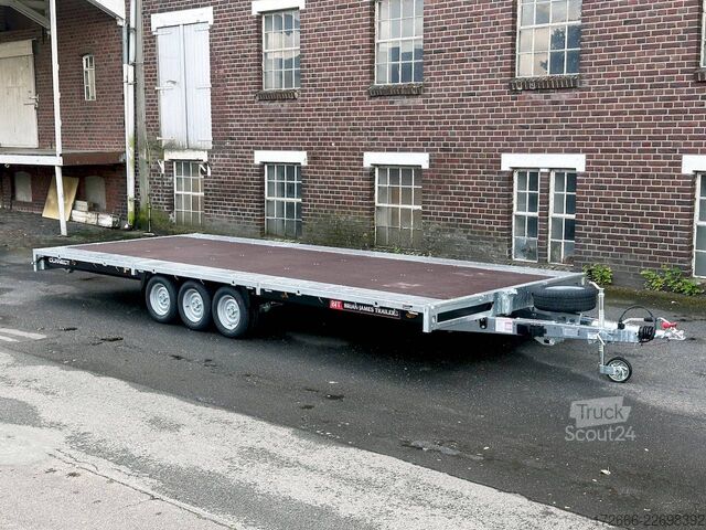  Brian James Trailers CONNECT 476-6024-35-3-12 | TRIDEM 600X243CM 3500KG HOCHLADER | SCHWARZ
