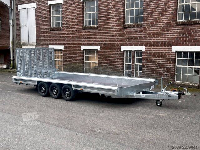 Tilhenger for tungt utstyr Vlemmix VTS | TRIDEM 480X180X34CM 3500KG BAUMASCHINENANHÄNGER