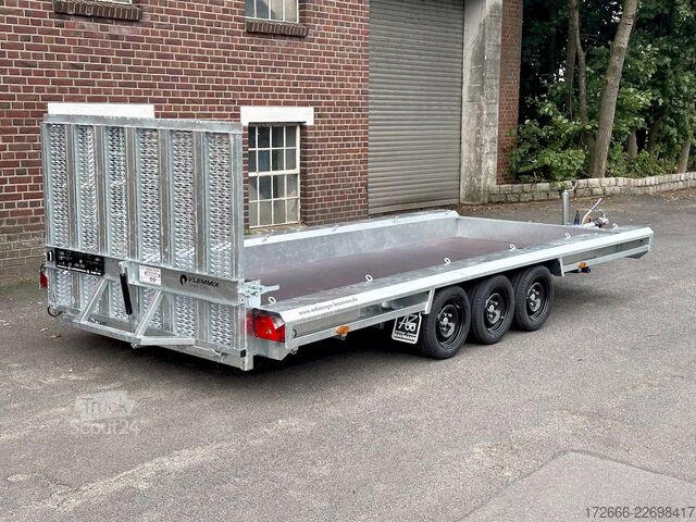 Tilhenger for tungt utstyr Vlemmix VTS | TRIDEM 480X180X34CM 3500KG BAUMASCHINENANHÄNGER