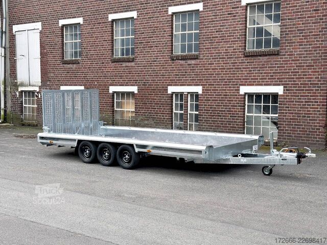 Tilhenger for tungt utstyr Vlemmix VTS | TRIDEM 480X180X34CM 3500KG BAUMASCHINENANHÄNGER