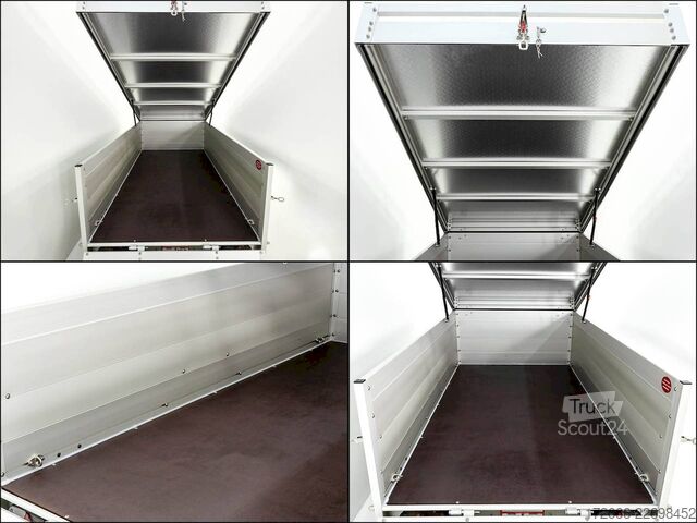 Koch-Anhänger U4 250X125X65CM 750KG | 1XBWE | DECKELANHÄNGER
