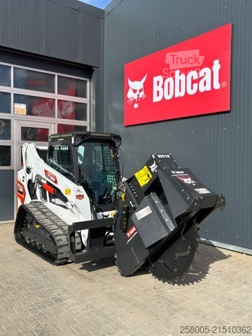 Ceļa veltnis BOBCAT T 590 Raupe  mit Radsäge WS 18 -Full Option !!!