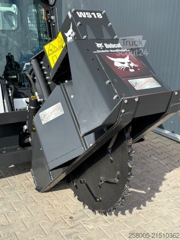Ceļa veltnis BOBCAT T 590 Raupe  mit Radsäge WS 18 -Full Option !!!
