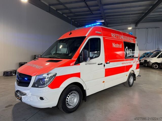 Fire truck MERCEDES-BENZ Sprinter II 316 CDI L2*RTW*KTW*LIEGE*TRAGESTUHL